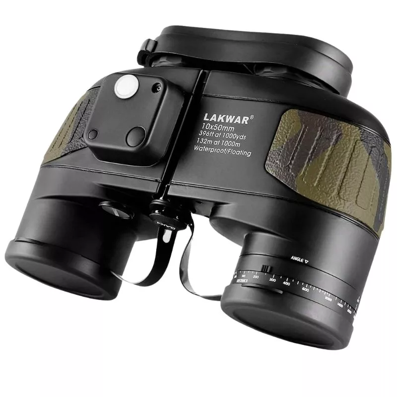 LAKWAR Marine10x50 - Binoculars with Compass and Rangefinder