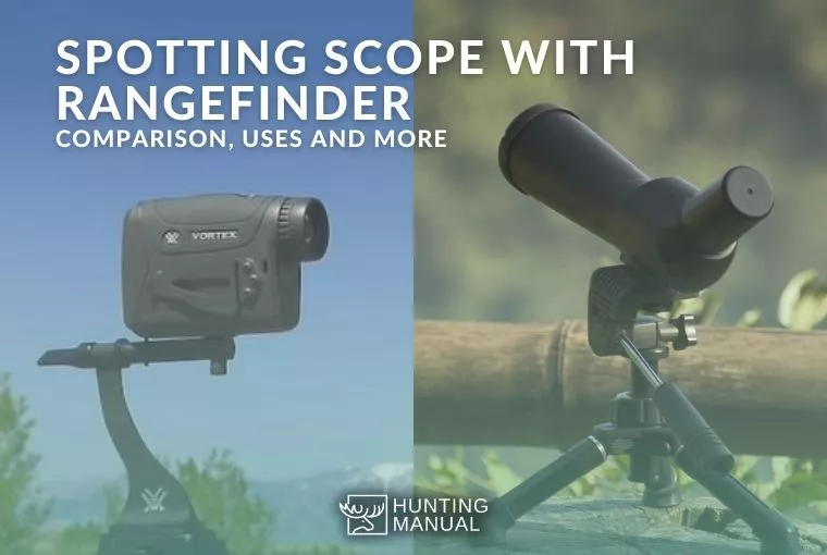 spotting scope with rangefinder