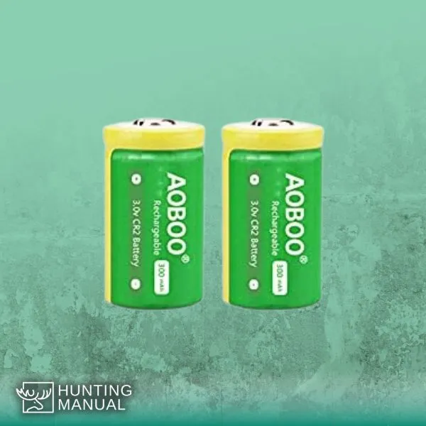 AOBOO CR2 Rechargeable Battery - Best rechargeable rangefinder battery