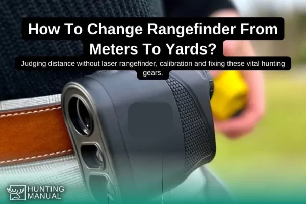how to change rangefinder from meters to yards